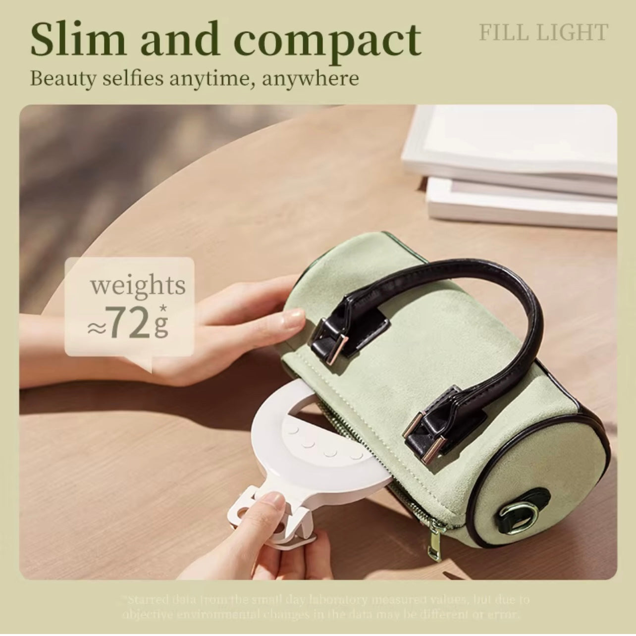 K5 Pro LED Rechargeable Selfie 5 Lighting Mode Phone Ring