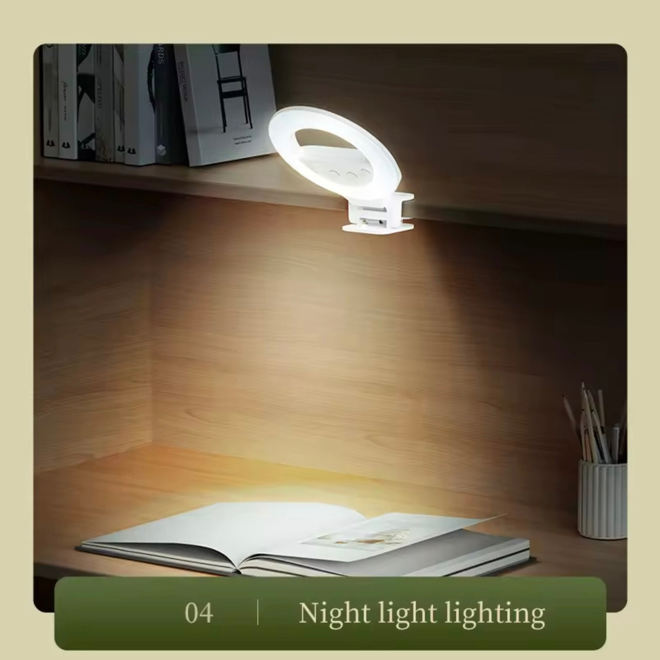 K5 Pro LED Rechargeable Selfie 5 Lighting Mode Phone Ring