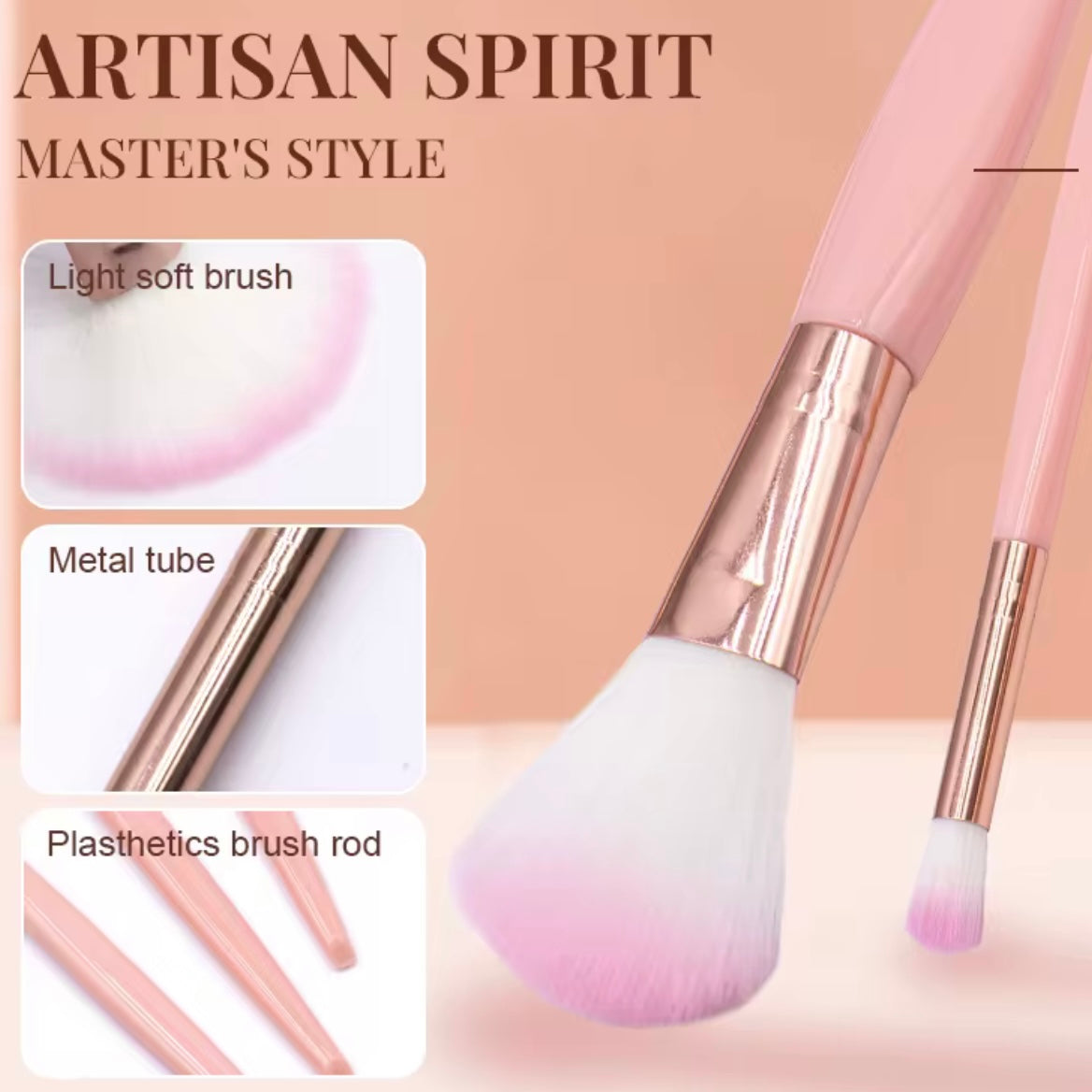 Makeup Brush Set 5pcs