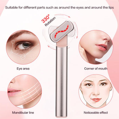 4-in-1 Facial Wand | Red Light Therapy | EMS