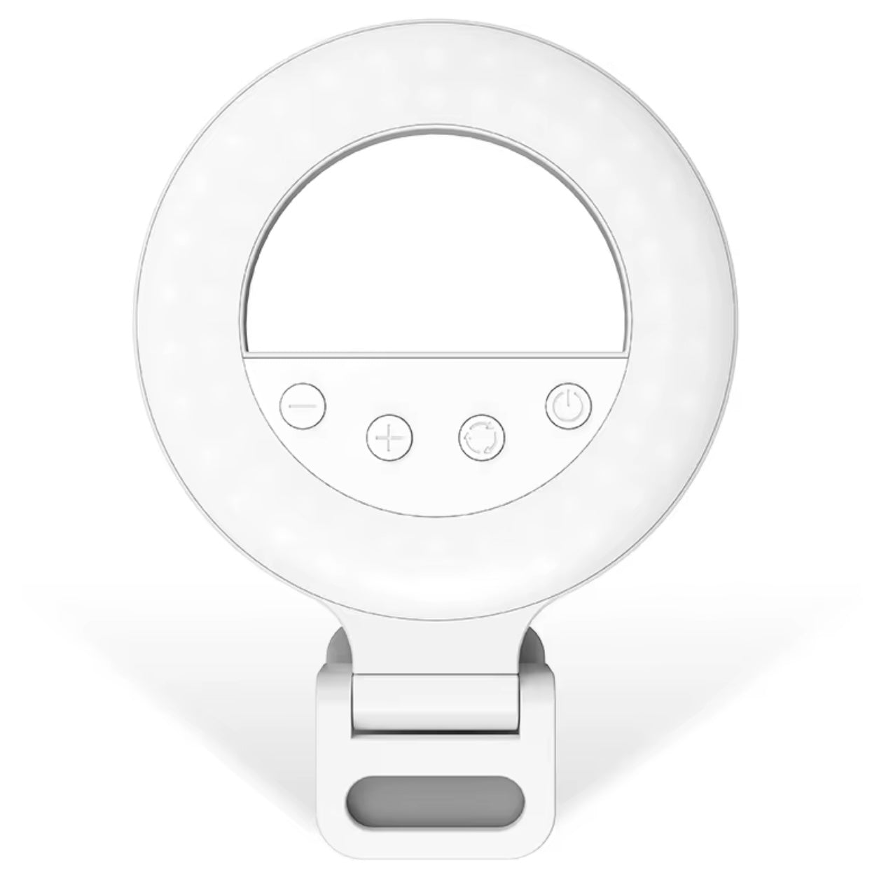 K5 Pro LED Rechargeable Selfie 5 Lighting Mode Phone Ring