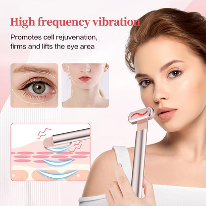 4-in-1 Facial Wand | Red Light Therapy | EMS