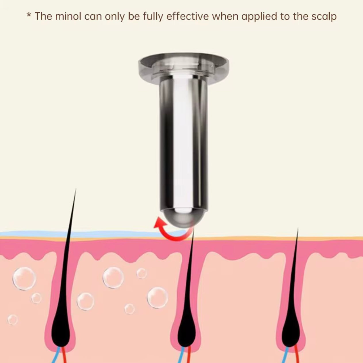 2 in 1 Electric Hair Oil Applicator and Scalp Massager