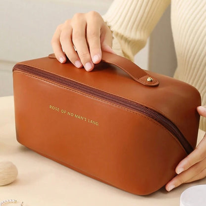 Leather Makeup Pouch