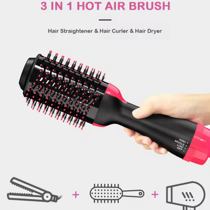 Volumizer Hair Dryer and Hot Air Brush | 3-in-1