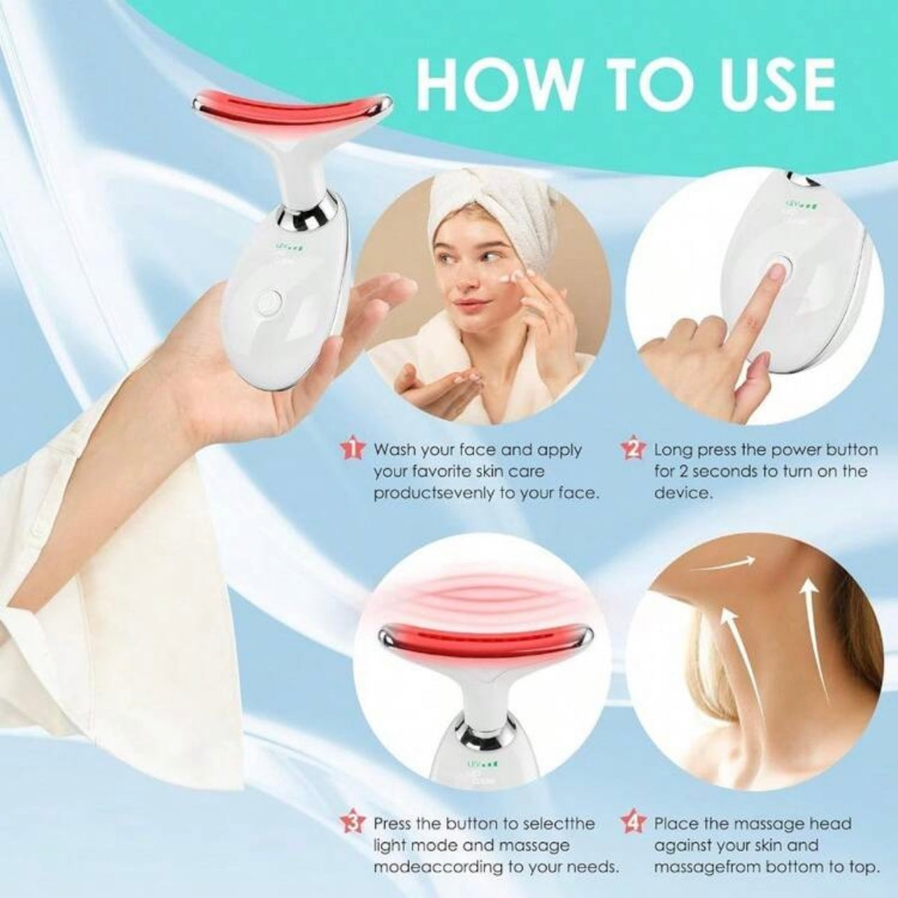 Neck and Face Wrinkle Massager
