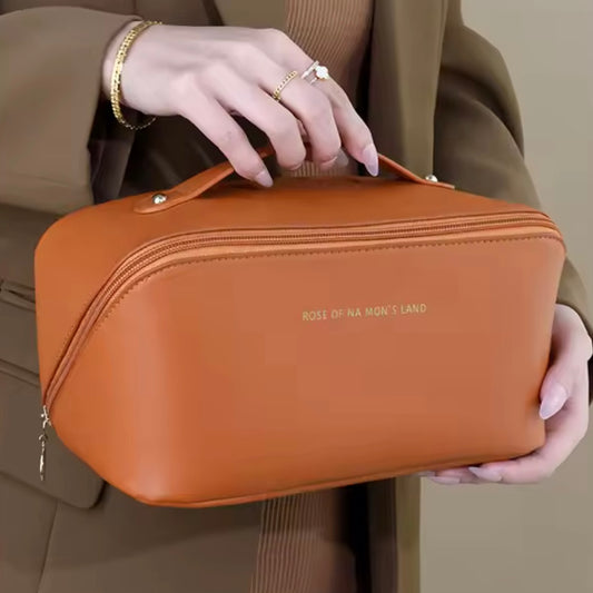 Leather Makeup Pouch