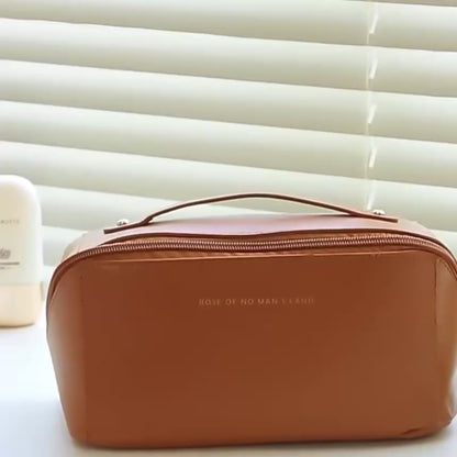 Leather Makeup Pouch